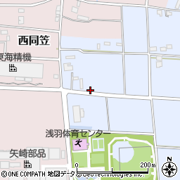 静岡県袋井市東同笠1405周辺の地図