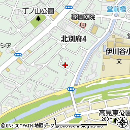 兵庫県神戸市西区北別府4丁目2090-6周辺の地図
