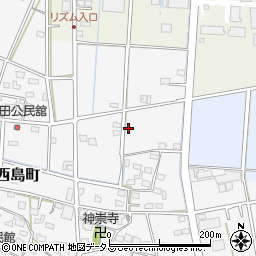 静岡県浜松市中央区西島町2000周辺の地図