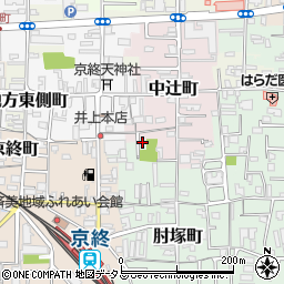 奈良県奈良市肘塚町51周辺の地図