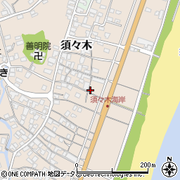 静岡県牧之原市須々木427-2周辺の地図