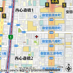 大阪府大阪市中央区西心斎橋2丁目10-2周辺の地図