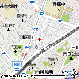 エクセル兵庫周辺の地図