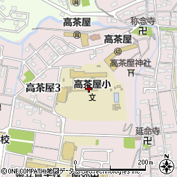 津市立　高茶屋幼稚園周辺の地図