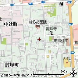 奈良県奈良市新屋敷町周辺の地図