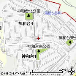 兵庫県神戸市垂水区神和台周辺の地図