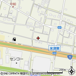 静岡県浜松市中央区米津町1458周辺の地図