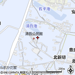 愛知県田原市豊島町清吾34周辺の地図
