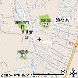 静岡県牧之原市須々木442周辺の地図