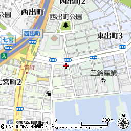 兵庫県神戸市兵庫区川崎町周辺の地図
