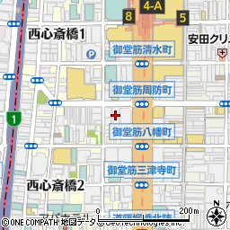 レーザースキンクリニック心斎橋院周辺の地図