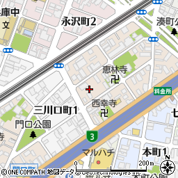 グループホームきらら神戸兵庫町周辺の地図
