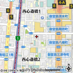 大阪府大阪市中央区西心斎橋2丁目10-31周辺の地図