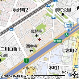 兵庫県神戸市兵庫区兵庫町2丁目1-35周辺の地図