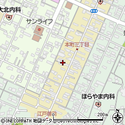 リフォームマジック本町店周辺の地図