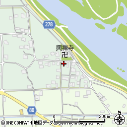 岡山県総社市上原524周辺の地図