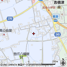 岡山県岡山市北区惣爪周辺の地図