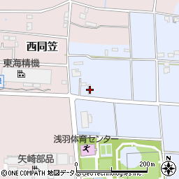静岡県袋井市東同笠1409周辺の地図