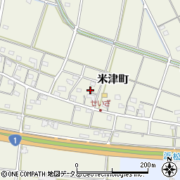 静岡県浜松市中央区米津町592周辺の地図