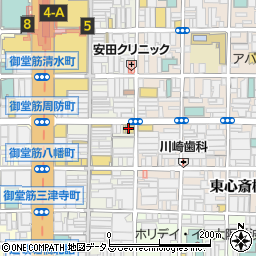 オリエンタルラウンジ ビット ORIENTAL LOUNGE BIT 心斎橋周辺の地図