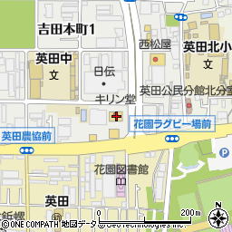 ゲオ東大阪花園店周辺の地図