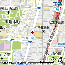 大阪府大阪市天王寺区玉造元町周辺の地図
