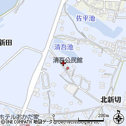 愛知県田原市豊島町清吾10周辺の地図