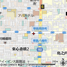 焼肉マル 心斎橋本店周辺の地図