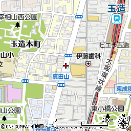 大阪府大阪市天王寺区玉造元町周辺の地図