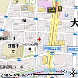 Ｌａｋｉａ南堀江アパートメント周辺の地図