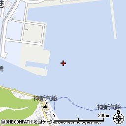下田港周辺の地図