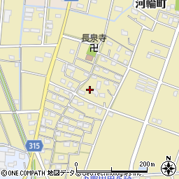 静岡県浜松市中央区河輪町644周辺の地図