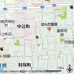 奈良県奈良市肘塚町181-5周辺の地図