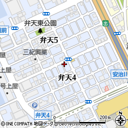 新竹弁天寮周辺の地図