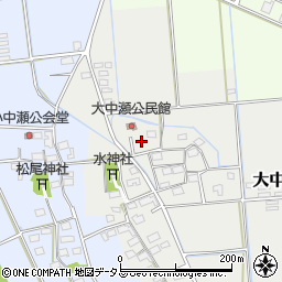 静岡県磐田市大中瀬116周辺の地図