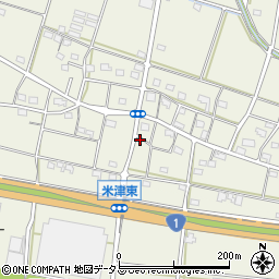 静岡県浜松市中央区米津町1436周辺の地図