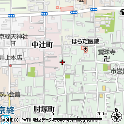 奈良県奈良市肘塚町181-8周辺の地図