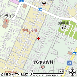 三重県津市久居二ノ町1689-4周辺の地図