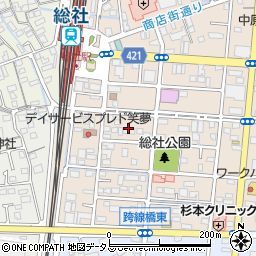 岡山県総社市駅前2丁目10周辺の地図