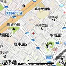 デュプロ株式会社神戸支店周辺の地図