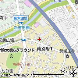 オージー技研神戸営業所周辺の地図