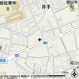 岡山県総社市井手208周辺の地図