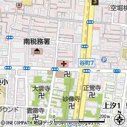 大阪府社会福祉会館周辺の地図