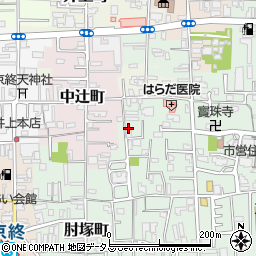 奈良県奈良市肘塚町181周辺の地図