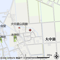 静岡県磐田市大中瀬79周辺の地図