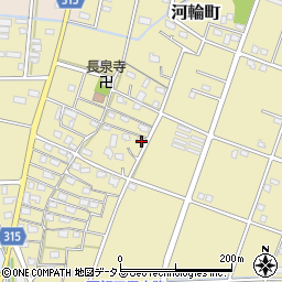 静岡県浜松市中央区河輪町636周辺の地図