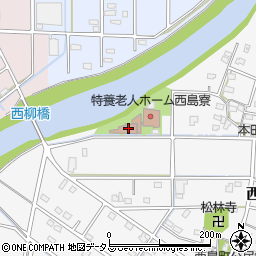 静岡県浜松市中央区西島町103周辺の地図