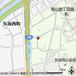 岡山県岡山市北区矢坂本町10-16周辺の地図