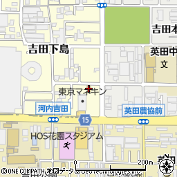 ファミリーマート東大阪吉田下島店周辺の地図