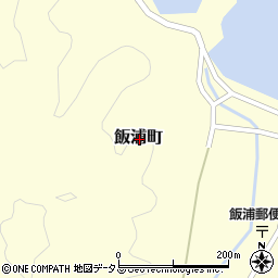 島根県益田市飯浦町周辺の地図